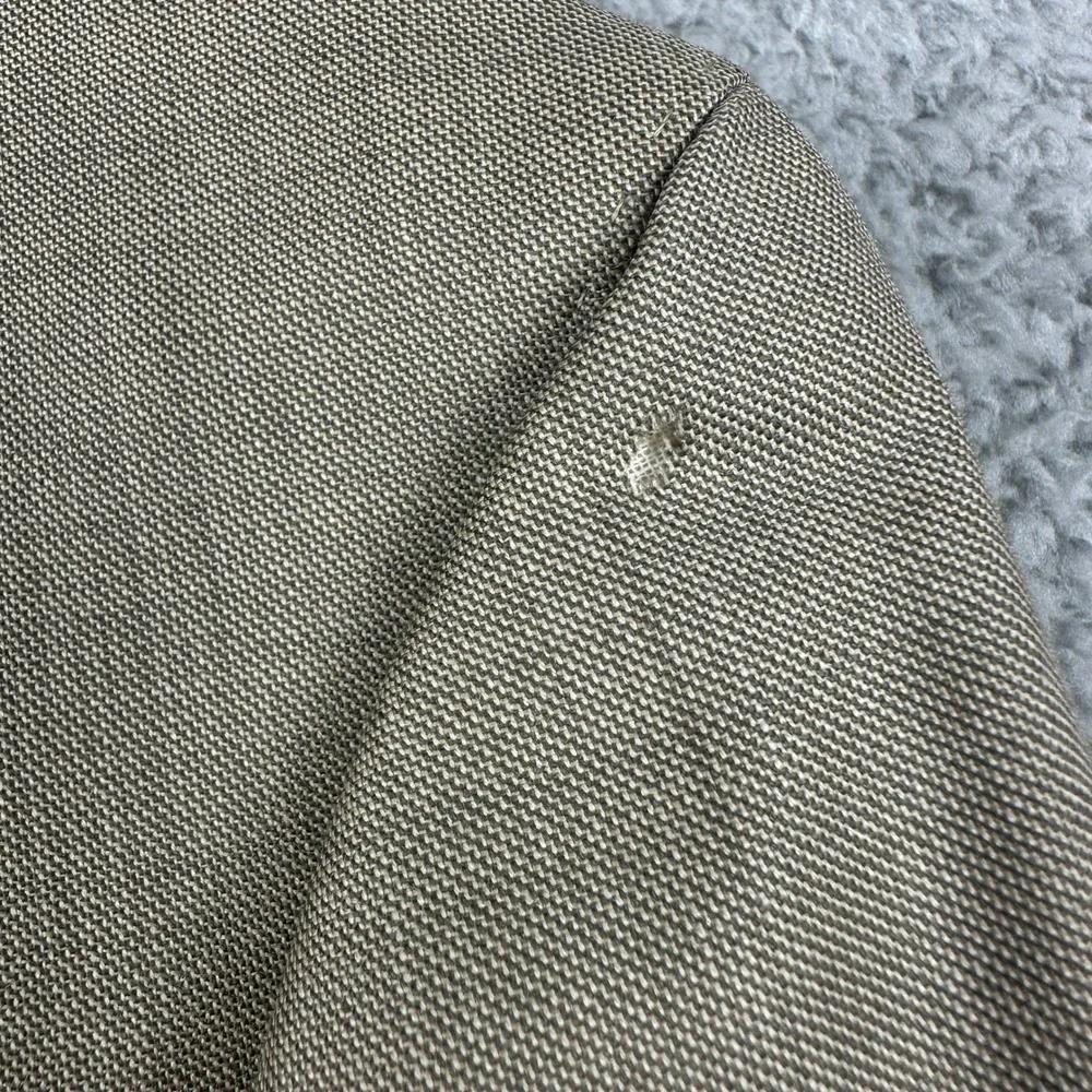 Loro Piana Daniel Cremieux Suit Men 46R 36x29 Brown Wool 3-Button Pleated Cuffed